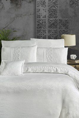 Постільна білизна First Choice Florenza white vip moon light сатин євро 104411 фото