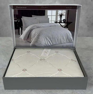 Постільна білизна Maison D'or Juanna ecru-rose євро 85695 фото