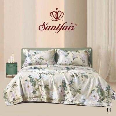 Постельное белье с летним одеялом Santfair евро, модель 11 209930 фото