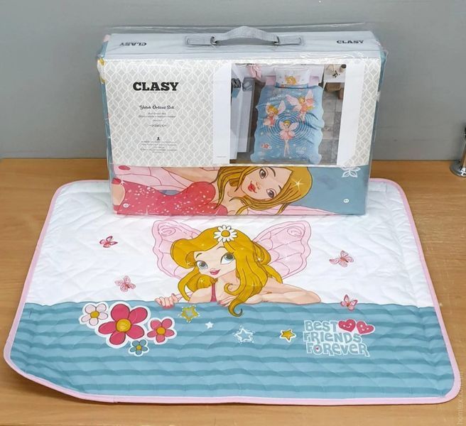 Покрывало детское бедерное CLASY Power Girl 180x240 см с наволочкой 50x70 см 110639 фото