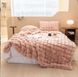 Плед - Покрывало Home Textile Sable 200x230 см с искусственного меха пудровый 168292 фото 1