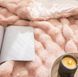 Плед - Покрывало Home Textile Sable 200x230 см с искусственного меха пудровый 168292 фото 2