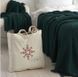Плед - Покривало La Modno Wool Cotton Balance Emerald 150х200 см 218981 фото 4