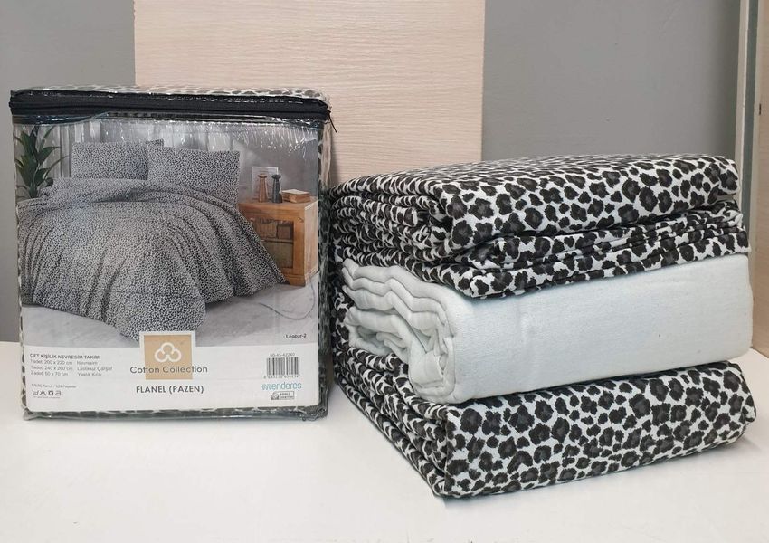 Постільна білизна Cotton Collection фланель модель 62 полуторне 212425 фото