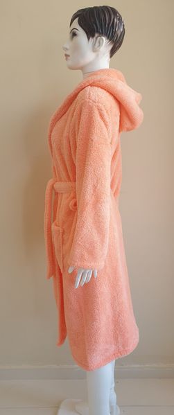 Халат жіночий махровий Zeron Welsoft помаранчевий 173339 фото