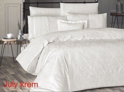 Постільна білизна First Choice July krem сатин євро 208327 фото