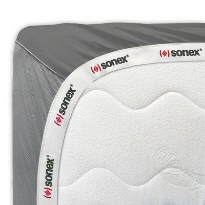 Простирадло на гумці Sonex Aero Carbon Grey 200x200+25 см 57932 фото