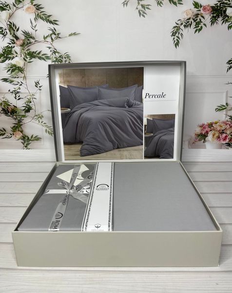 Постільна білизна Romeo Home Percale тенсел сірий 211498 фото
