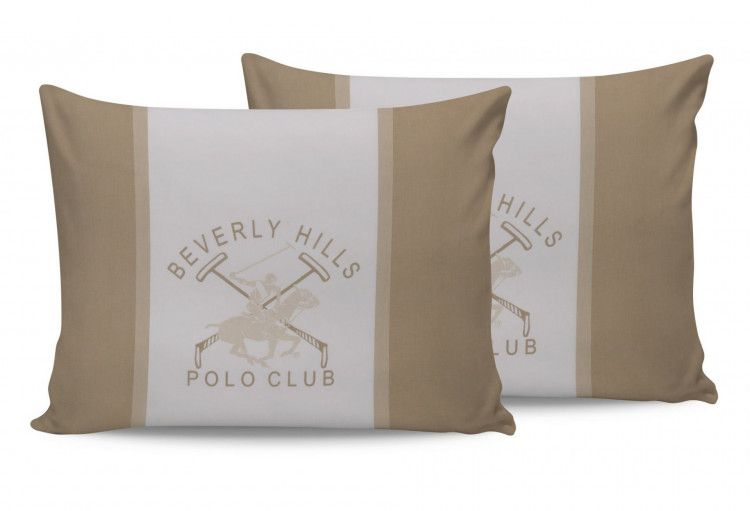 Набір наволочок Beverly Hills Polo Club BHPC 024 Cream 50х70 см 54415 фото