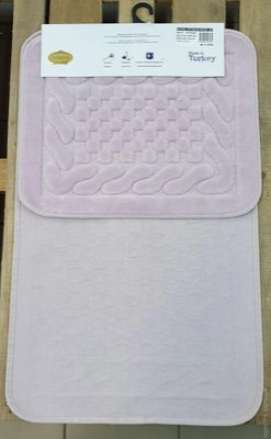 Набір килимків Zeron Cotton Mat модель V3 50x60 см, фіолетовий 118733 фото