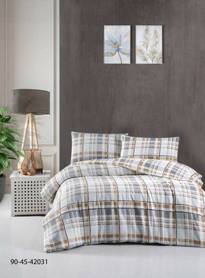 Постільна білизна Cotton Collection фланель модель 64 полуторне 212427 фото