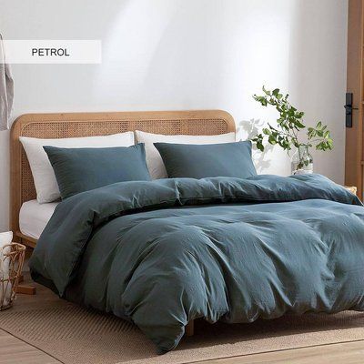 Постільна білизна Istanbul Lirya Petrol євро 200х220 jacquard fc32903 фото