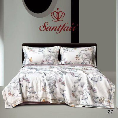 Постельное белье с летним одеялом Santfair евро, модель 27 209932 фото