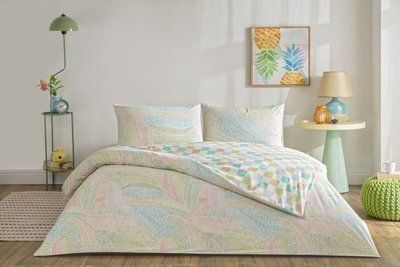 Постільна білизна TAC Teen Ranforce Cardie yesil полуторний 211417 фото