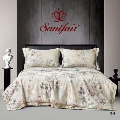 Постельное белье с летним одеялом Santfair евро, модель 36 209933 фото