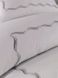 Постільна білизна Dantela Vita преміум сатин з вишивкою Su antrasit євро 120971 фото 2