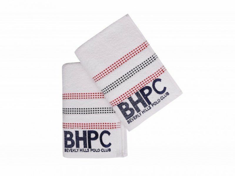 Набір рушників Beverly Hills Polo Club 355BHP1261 Botanik White 50x90 см 2 шт 66195 фото