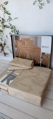Постельное белье Romeo Home сатин - жаккард Matrix евро 211400 фото