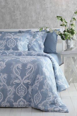 Постільна білизна Pavia Carlotte indigo євро 71867 фото