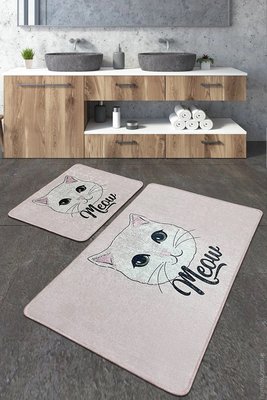 Набір килимків для ванної кімнати Chilai Home Miya 60x100 см + 50x60 см 184903 фото
