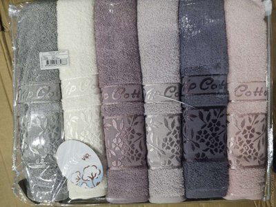 Набор махровых полотенец Cestepe VIP Cotton Vx09 из 6 штук 50х90 см 110688 фото