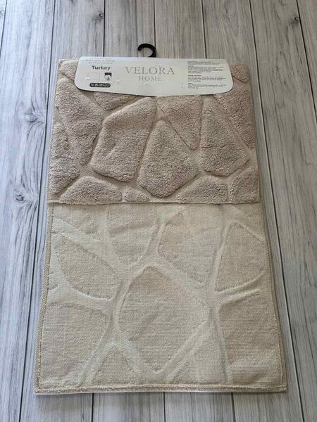 Набор ковриков для ванной Velora Home 50x60 см + 60x100 см, модель V13 209482 фото