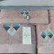 Набір рушників Maison D'or CERFY TOWEL SET LILAC з 3-х шт (30x50 см, 50x100 см, 85x150 см) 114633 фото 2