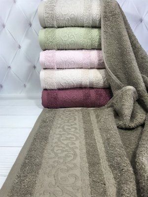 Набор махровых полотенец Pupilla из 6 шт. 50х90 см. Ahenk 110158 фото