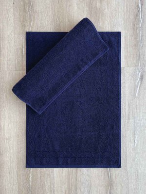Набор полотенец для ног Cotton Box из 2 шт. 50х70 см темно-синий 193804 фото