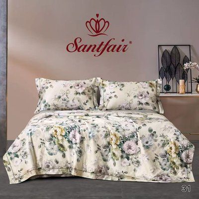 Постельное белье с летним одеялом Santfair евро, модель 31 209934 фото