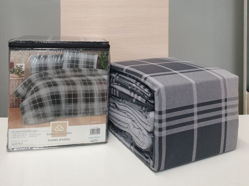 Постільна білизна Cotton Collection фланель модель 66 полуторне 212429 фото