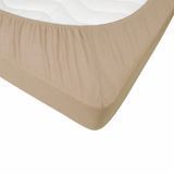 Простыня трикотажная на резинке Iris Home Кофе 160х200+25 см 123495 фото
