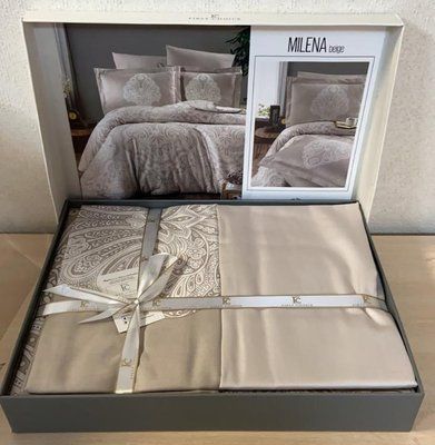 Постільна білизна First Choice MILENA Beige полуторна 191706 фото