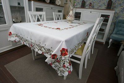 Скатертина кругла атласна Alltex 8502 D-180 см. 60337 фото