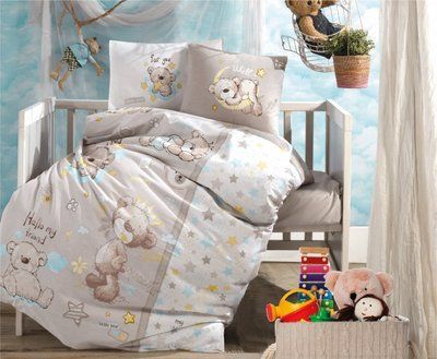 Постільна білизна Aran Clasy Ranforce Little Bear для малюків 107007 фото
