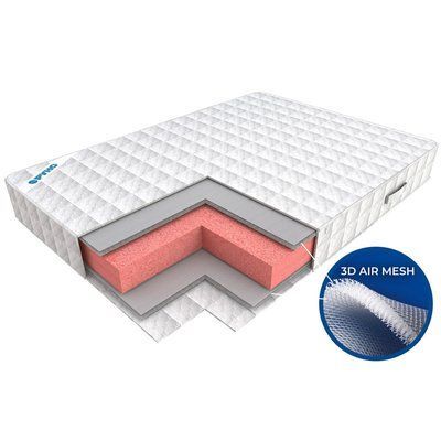 Ортопедический беспружинный матрас Руно 3D AIR MESH 180х190х20 см 85469 фото