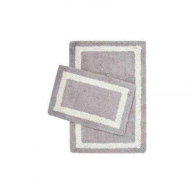 Набір килимків Irya - Liberte gri сірий 60х90 см + 40х60 см 113965 фото