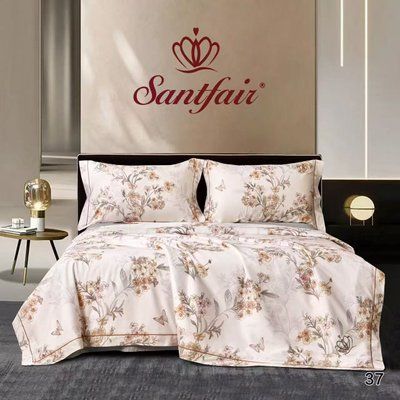 Постельное белье с летним одеялом Santfair евро, модель 37 209935 фото