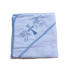Полотенце для крещения с уголком 92*92 380г/м2 (TM Zeron) белый окантовка - голубая 74395 фото 1
