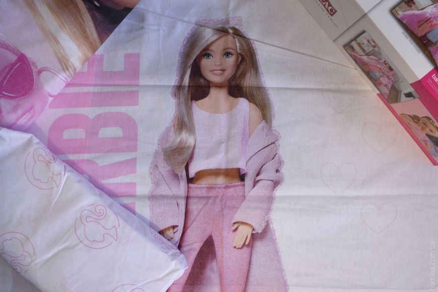 Постельное белье Tac Disney Barbie pink Power детский 175836 фото