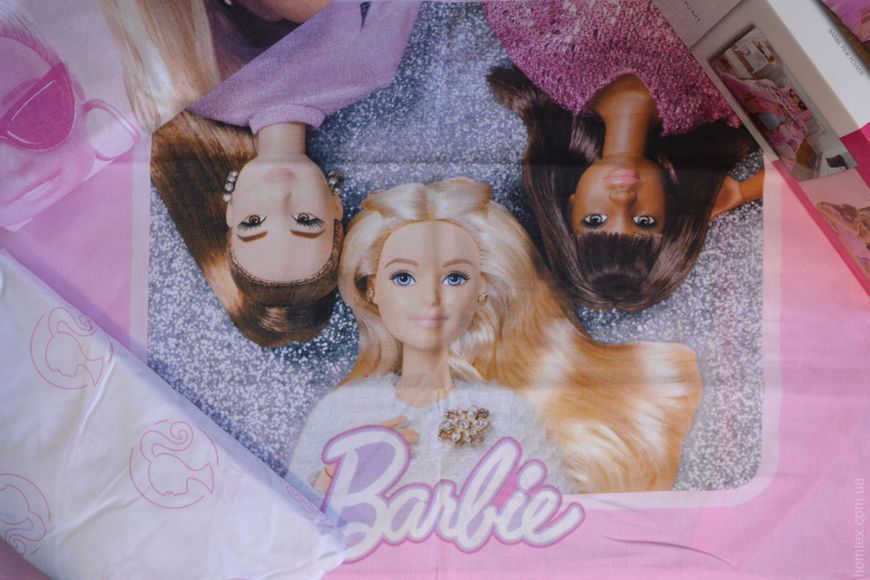 Постельное белье Tac Disney Barbie pink Power детский 175836 фото