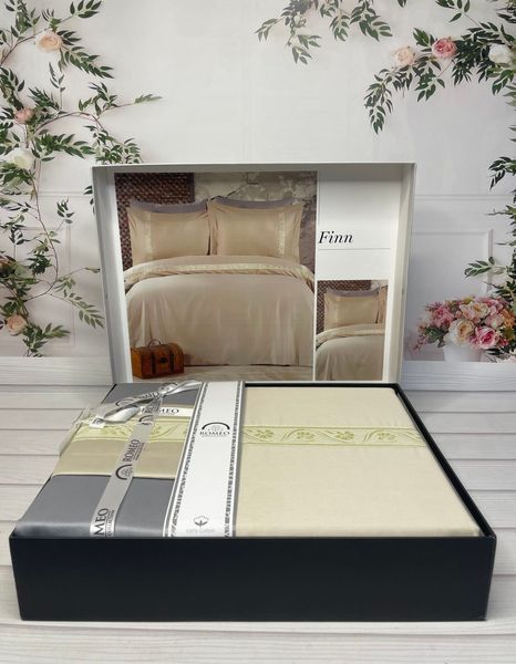 Постельное белье Romeo Home Finn сатин люкс евро с вышивкой 211503 фото