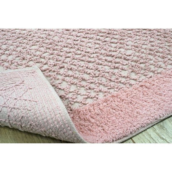 Килимок для ванної Irya Waffles pink 60x120 см 71849 фото