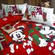 Постільна білизна TAC Ranforce Minnie & Mickey Christmas євро з простирадлом на гумці 125156 фото 3