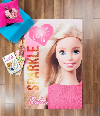 Килимок для дитячої Tac Barbie Sparkle 80х140 см 103651 фото