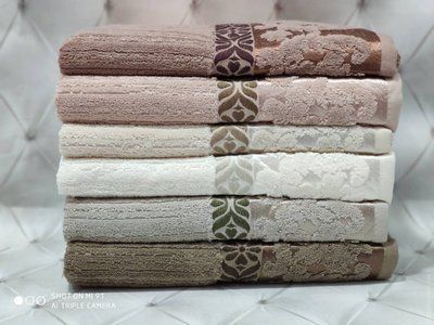 Набор махровых полотенец Sikel из 6 штук 70х140 см, модель 23 116413 фото