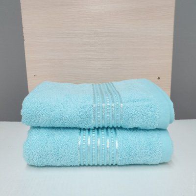 Набор махровых полотенец Zeron из 2-х штук 50x90 см + 70x140 см модель 15 116897 фото