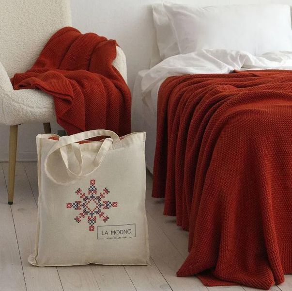Плед - Покрывало La Modno Corn TerraCotta 170х240 см  218988 фото