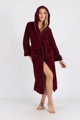 Халат махровий Nusa NS - 6890 bordo 211018 фото
