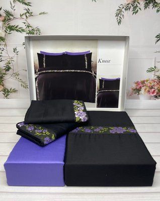 Постільна білизна Romeo Home Knox сатин люкс євро з вишивкою 211505 фото